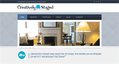 Desktop Screenshot of creativelystagedhome.com